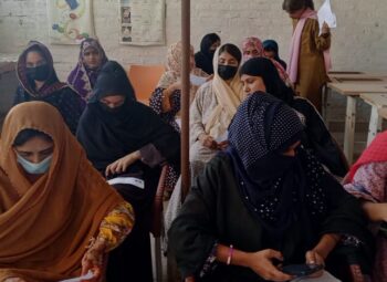 Examination of BBSHRRDP at Enable Hands Institute Naseerabad